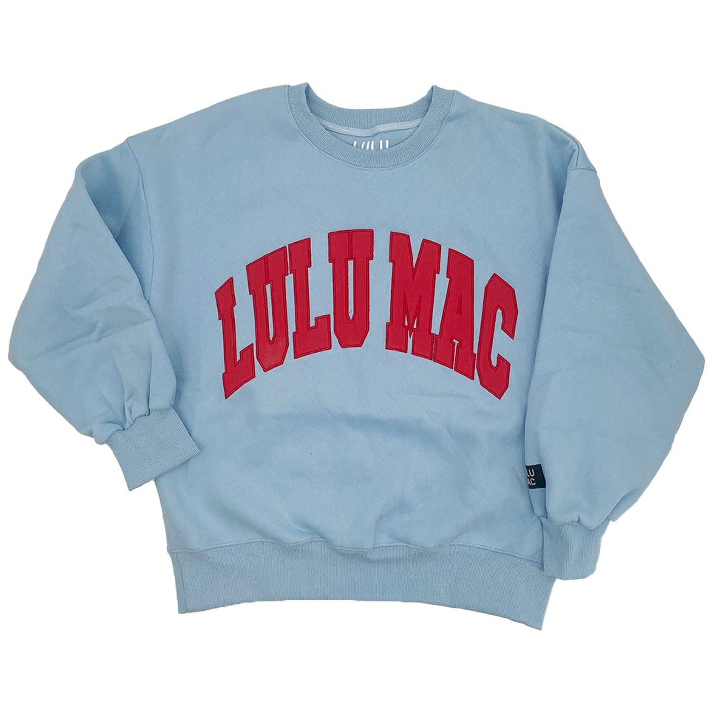 Lulu Mac Sweatshirt + Light Blue/Red