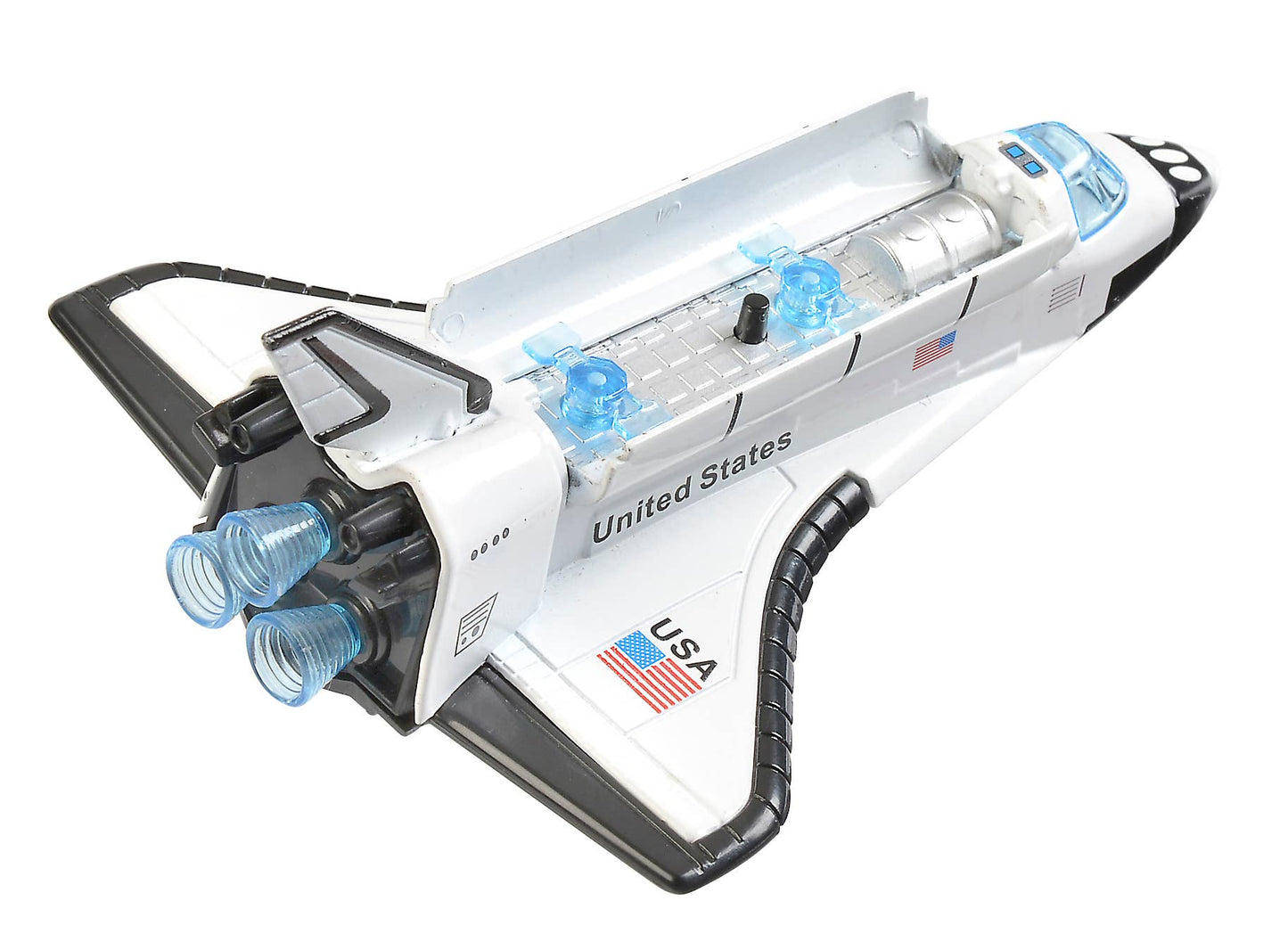 Pull Back Space Shuttle W/Lights & Sound Individual Box