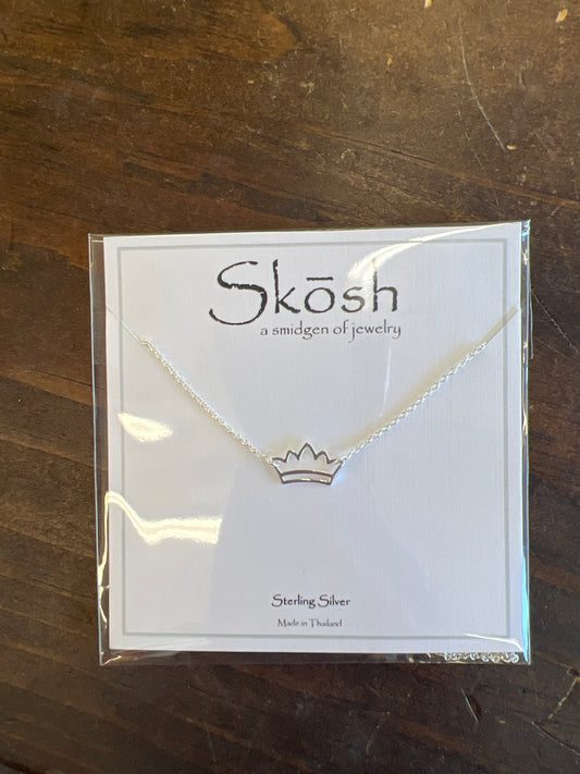 Crown Cutout Necklace