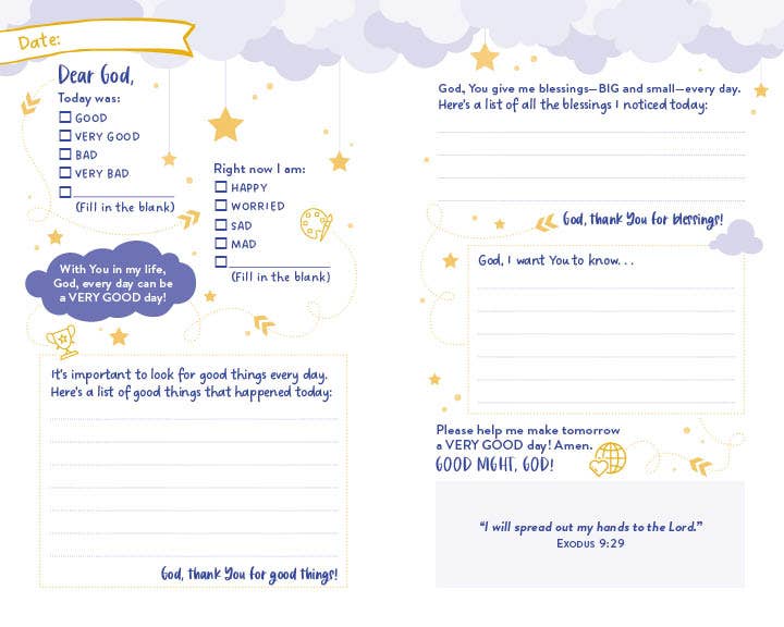 Good Night, God: A Bedtime Prayer Map for Girls
