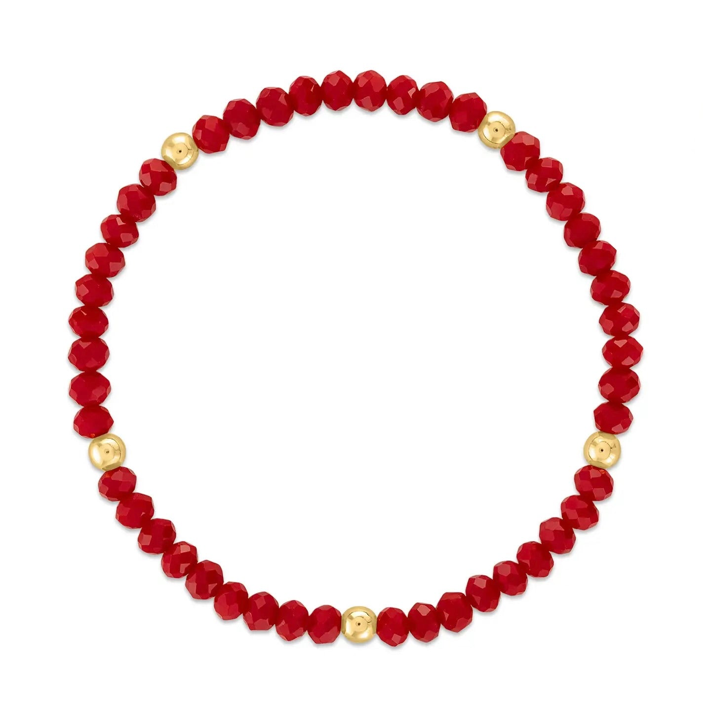 MILA - Cherry Red + Gold