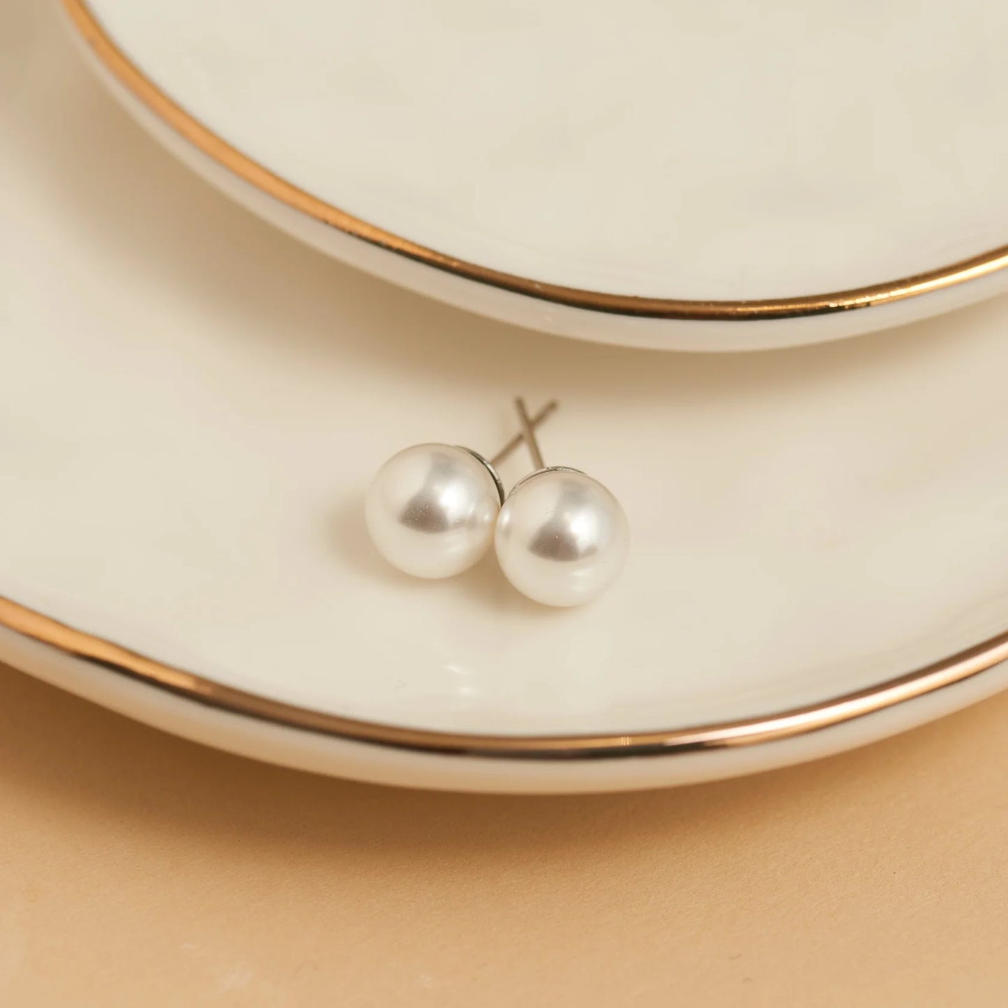 Pearl Stud Earrings