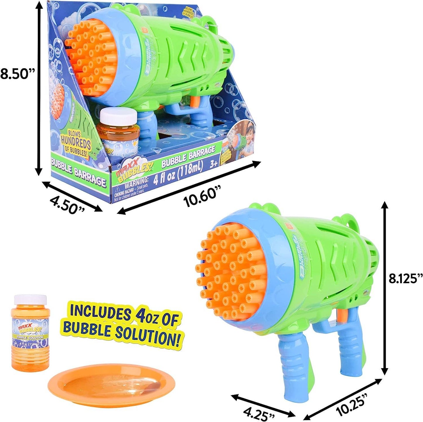 Maxx Bubbles Bubble Barrage Summertime Fun