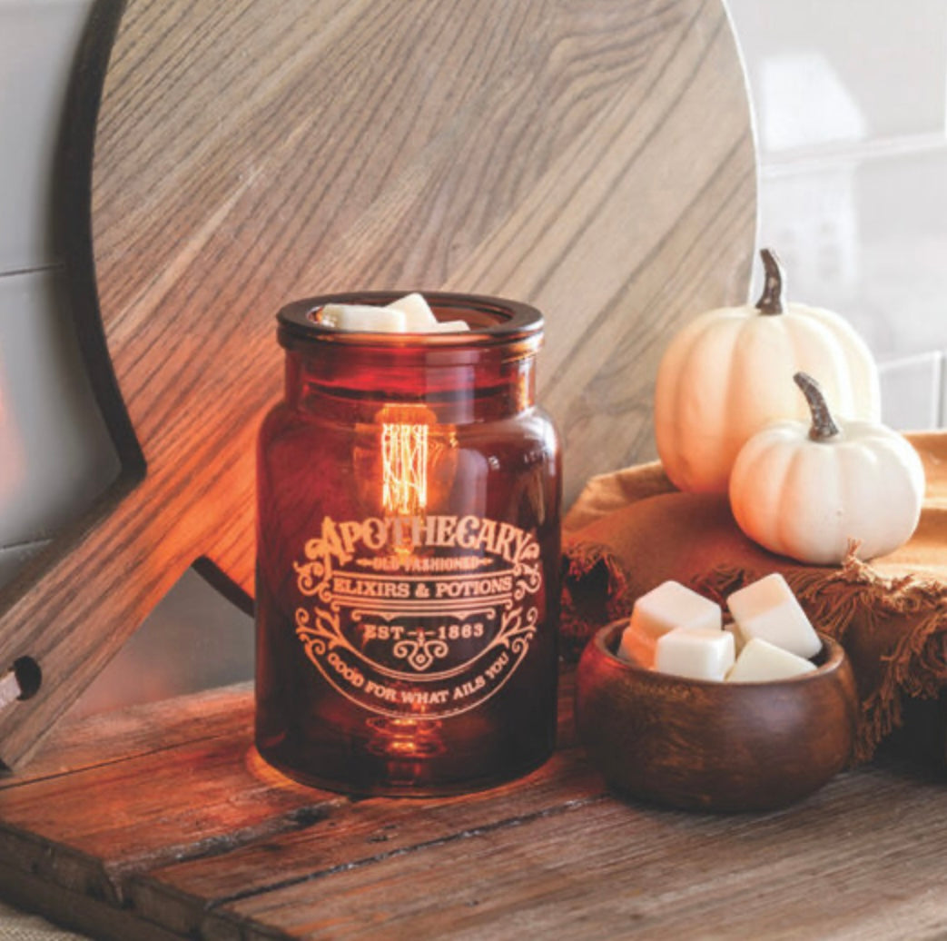 Apothecary Vintage Style Bulb Wax Warmer