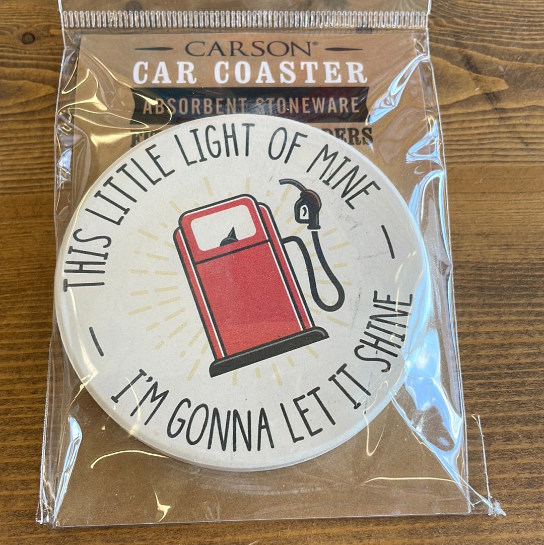 Light Of Mine Car Coaster