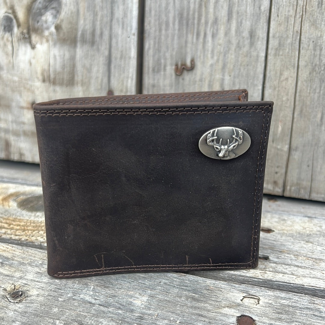 Zep-Pro + Crazy Horse Light Brown Passcase Wallet