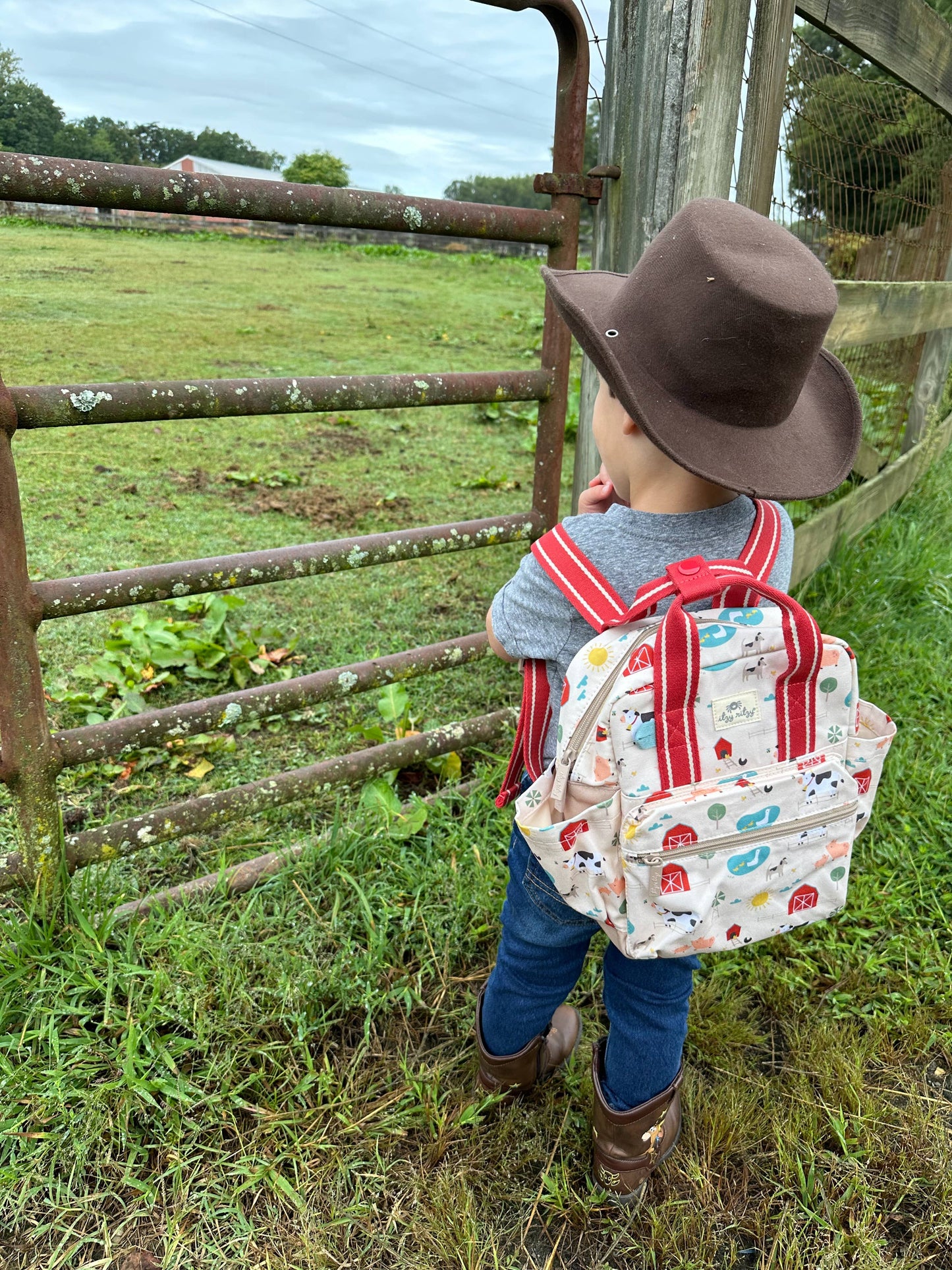 Itzy Bitzy Toddler Backpack: Farm Friends