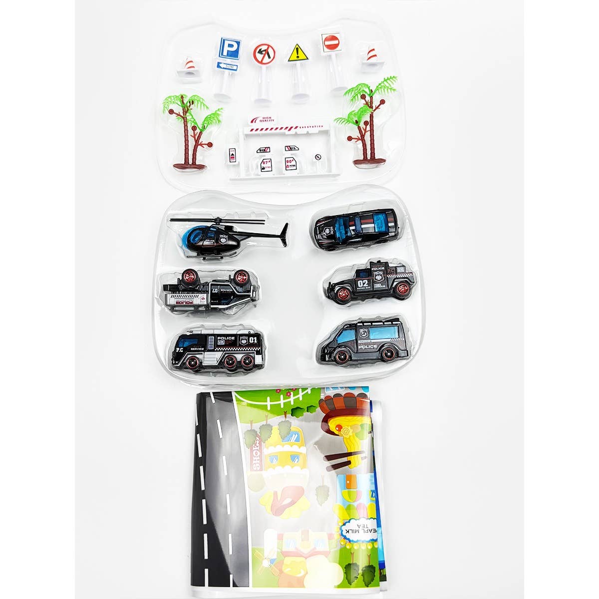 Kids Metal Alloy Police Cars Series Toys