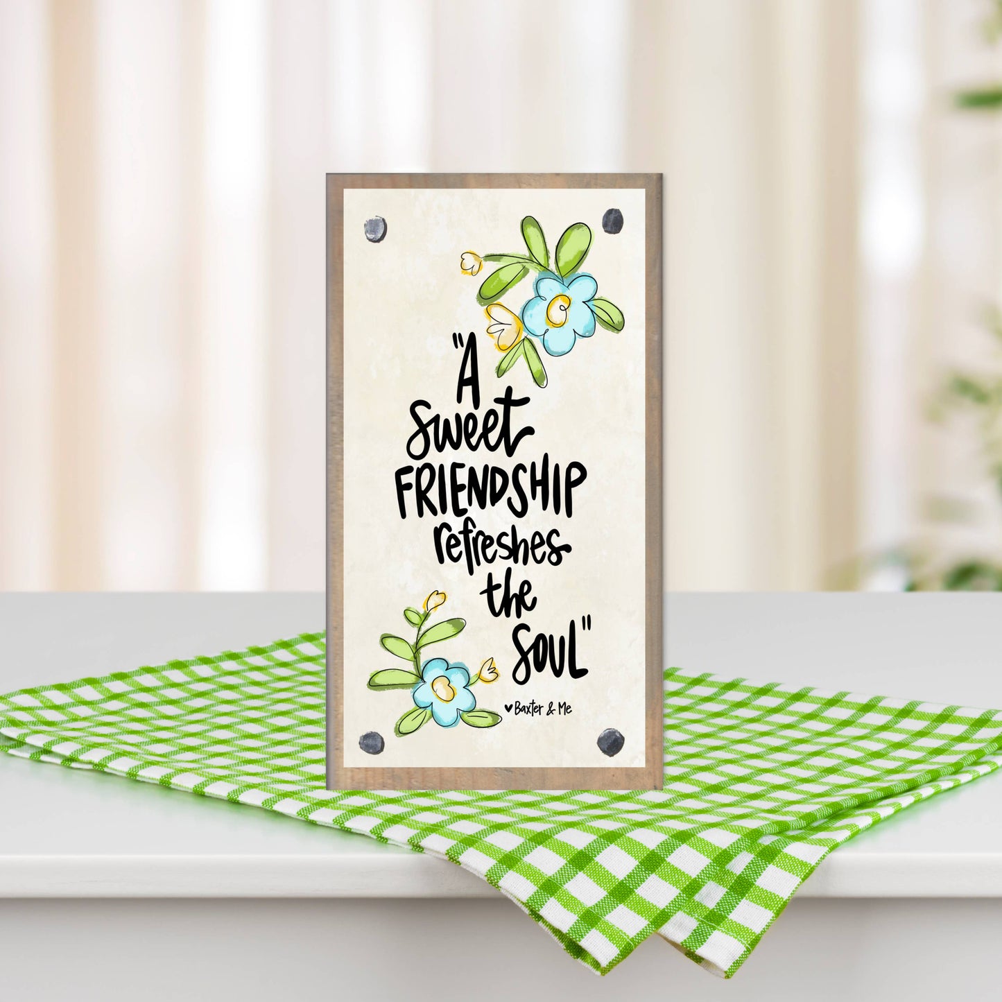 A Sweet Friendship Driftwood Happy Block