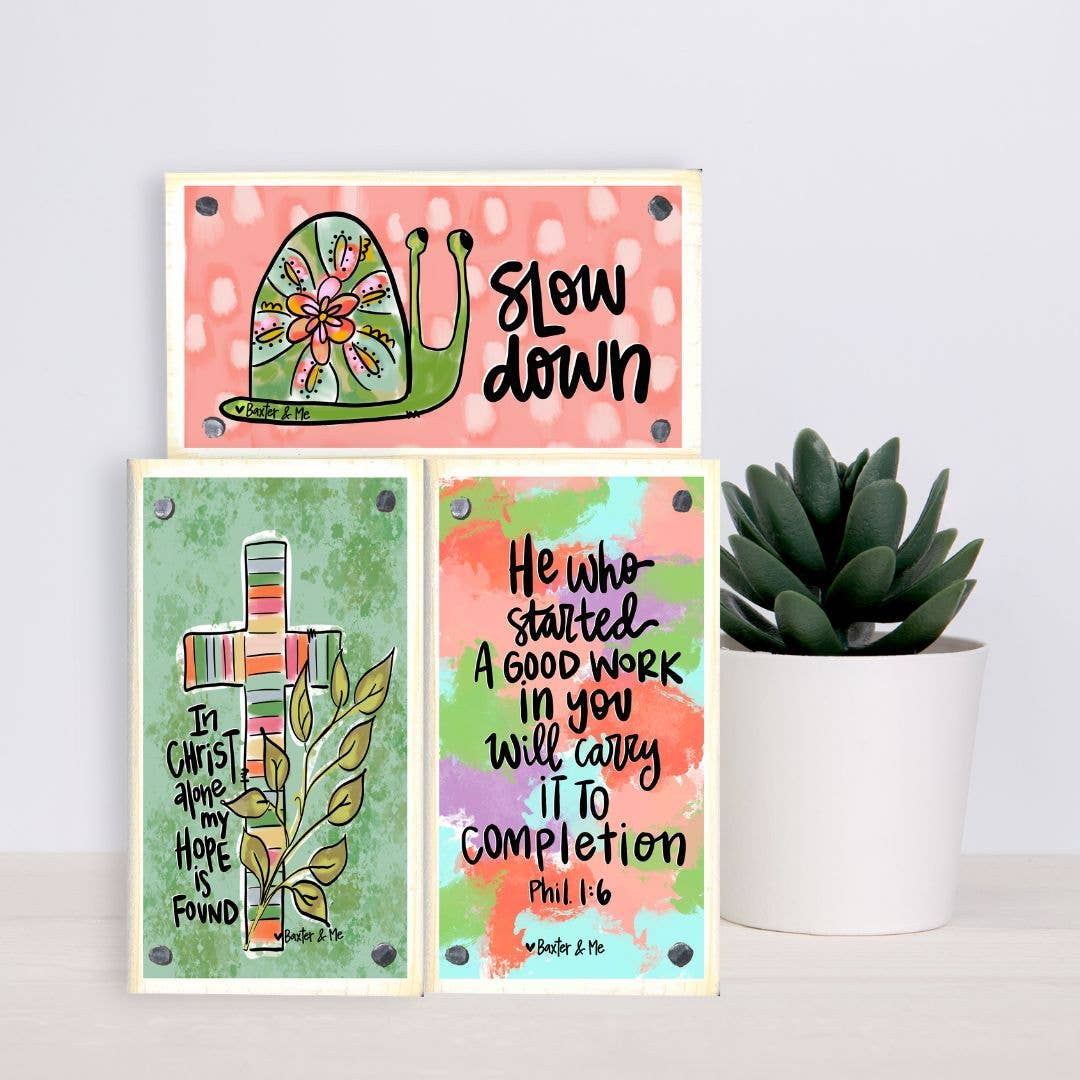 A Good Work in You Happy Block