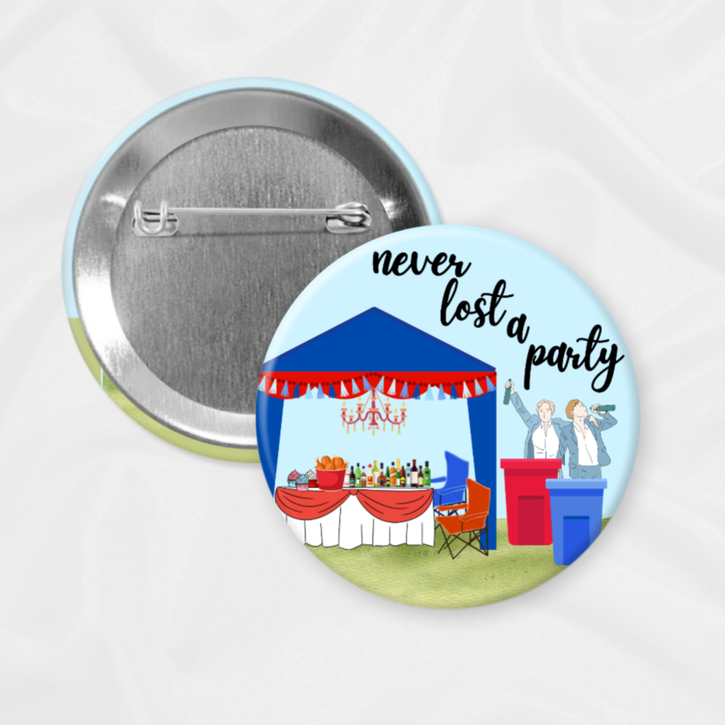 Never Lost A Party Button