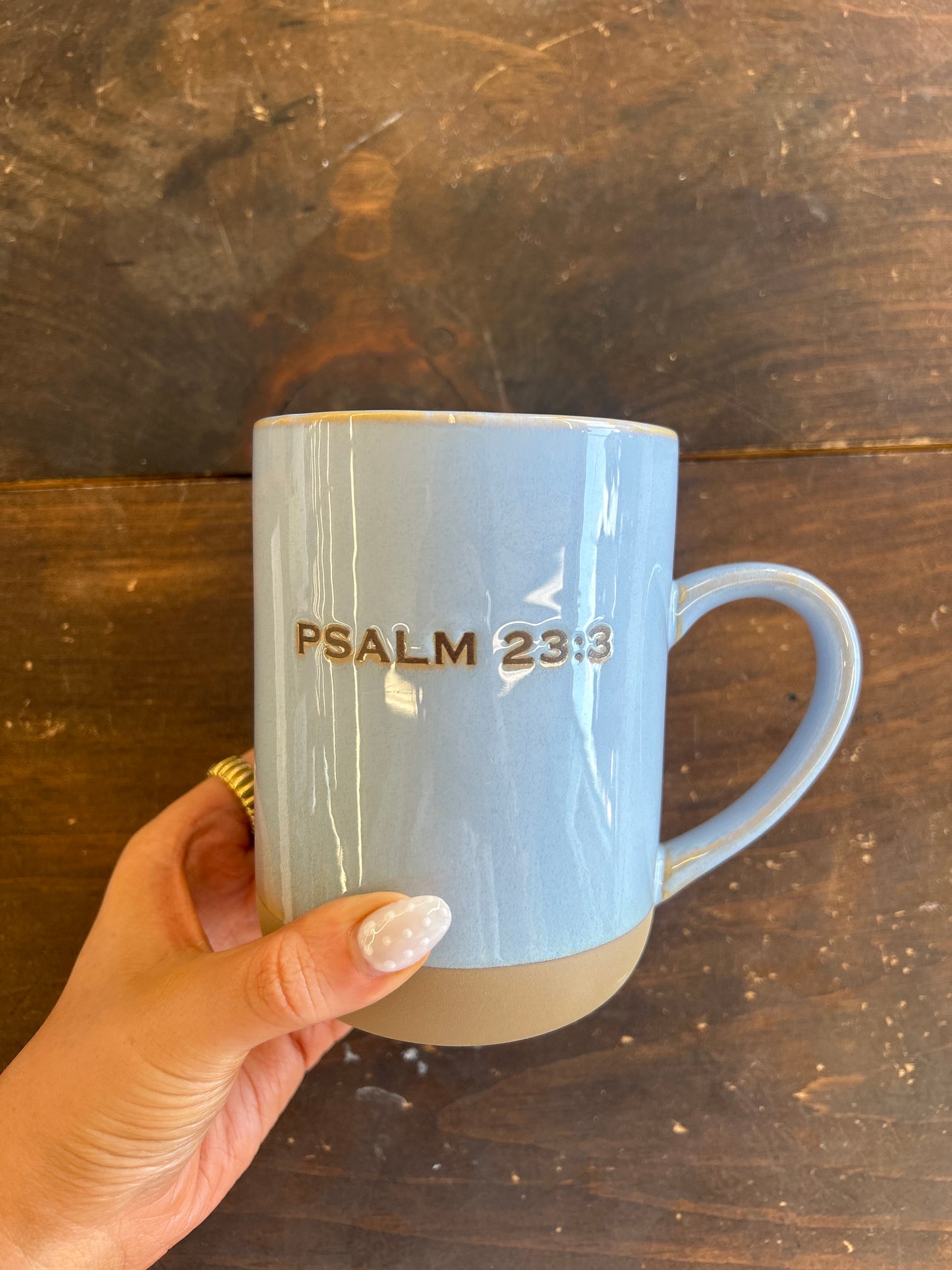 He Restores My Soul Pottery Mug