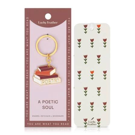 Poetry Bag Charm & Bookmark