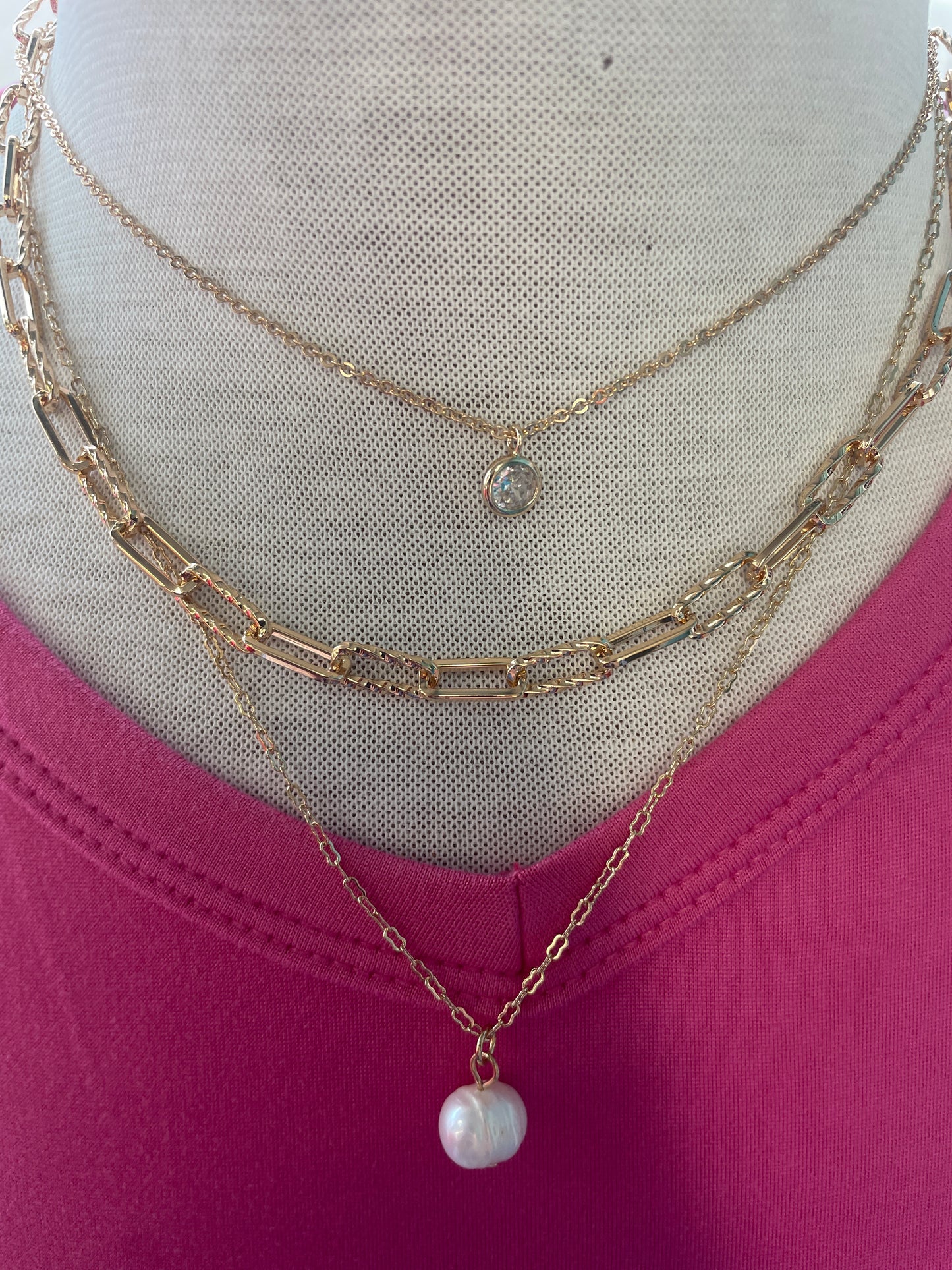Twisted Pearl Necklace