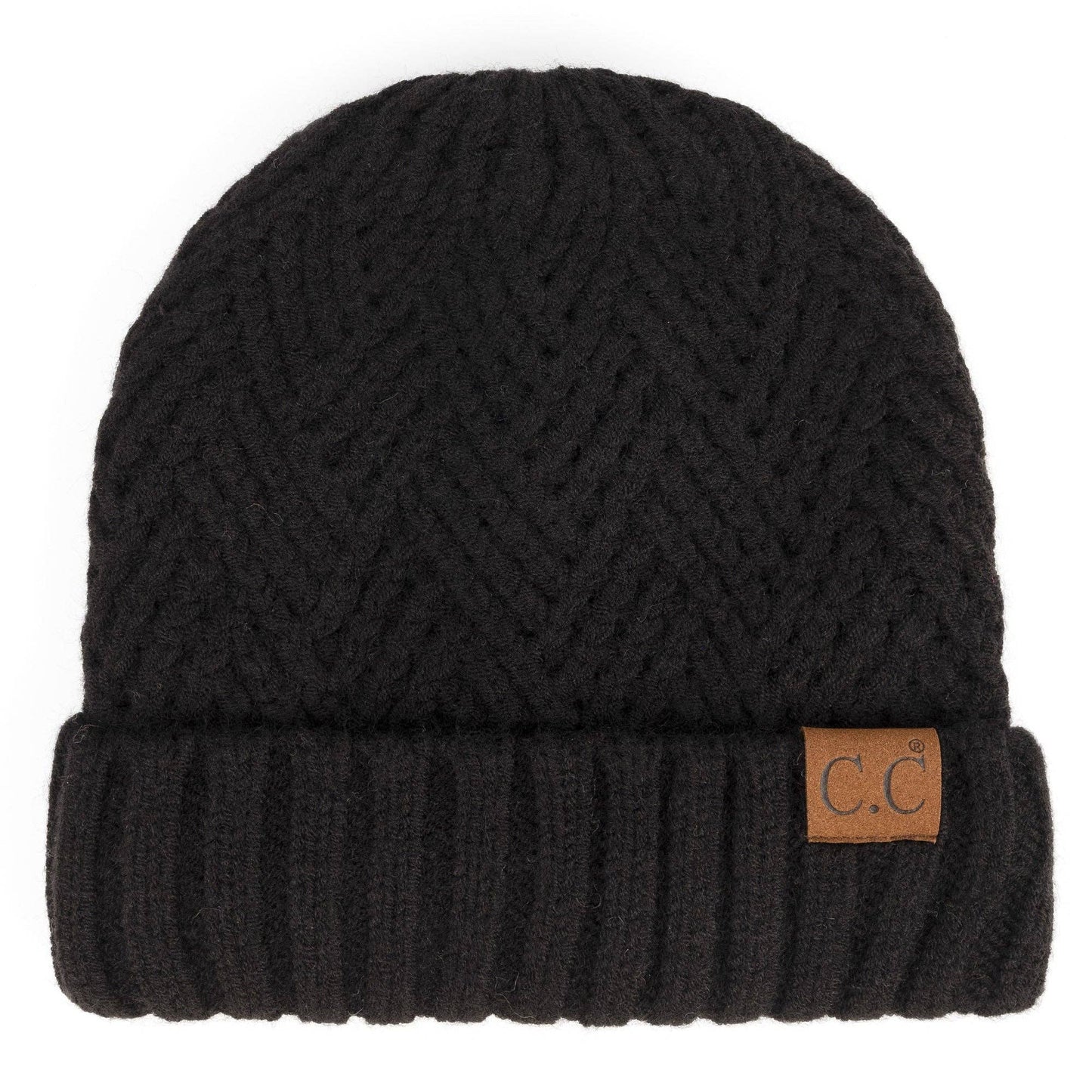 CC Lined Wool Beanie - Black