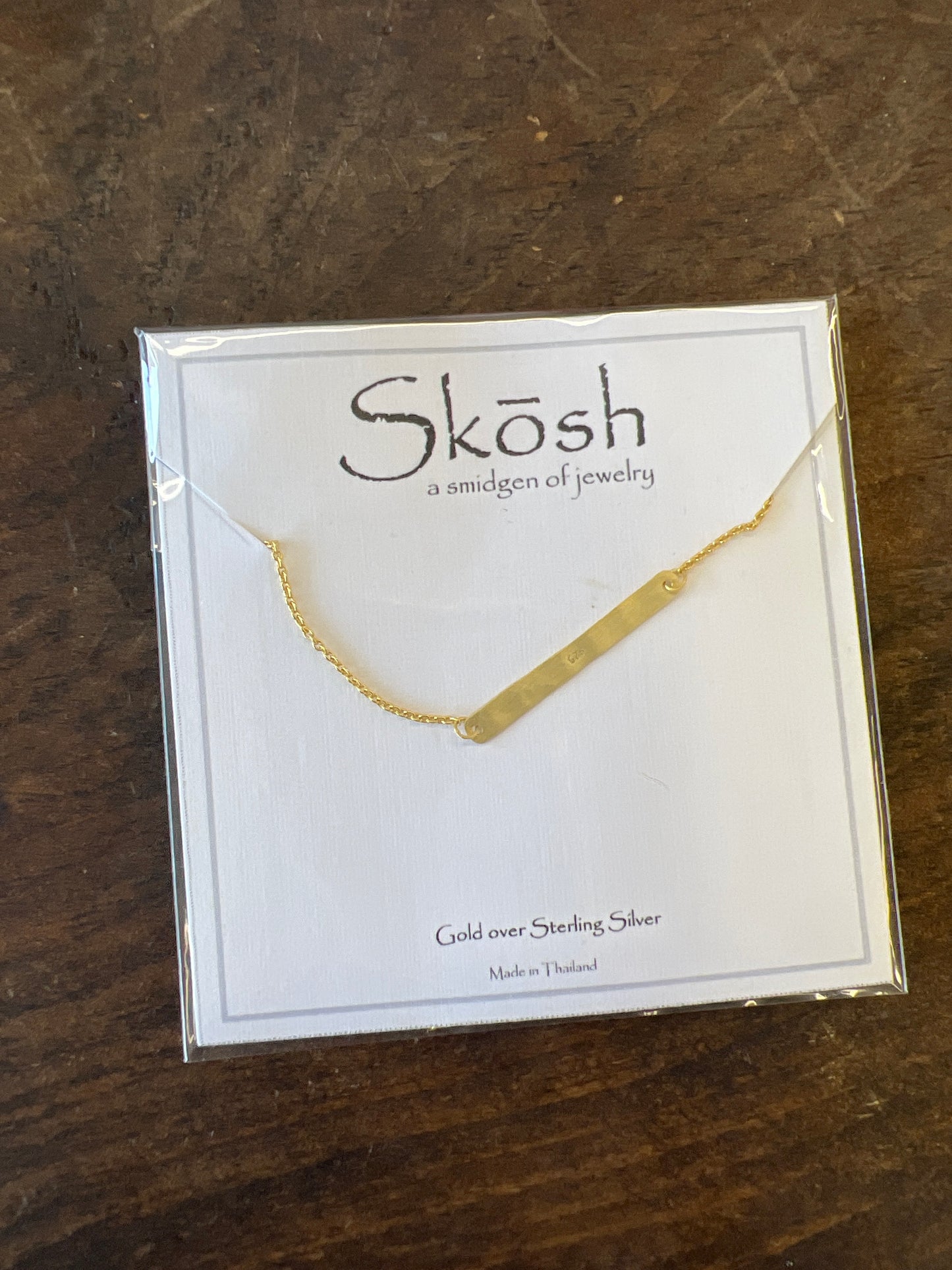 Plain Bar Necklace