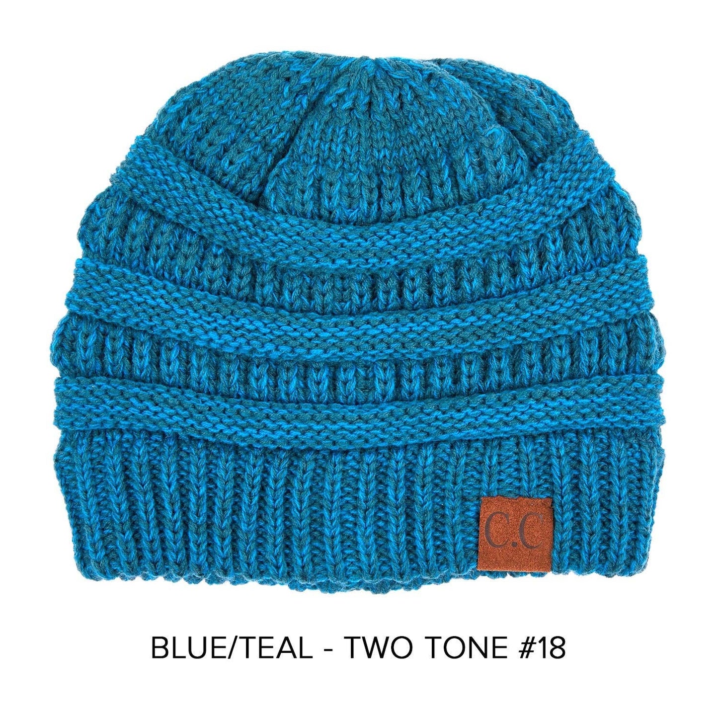 CC Beanie - Blue/Teal
