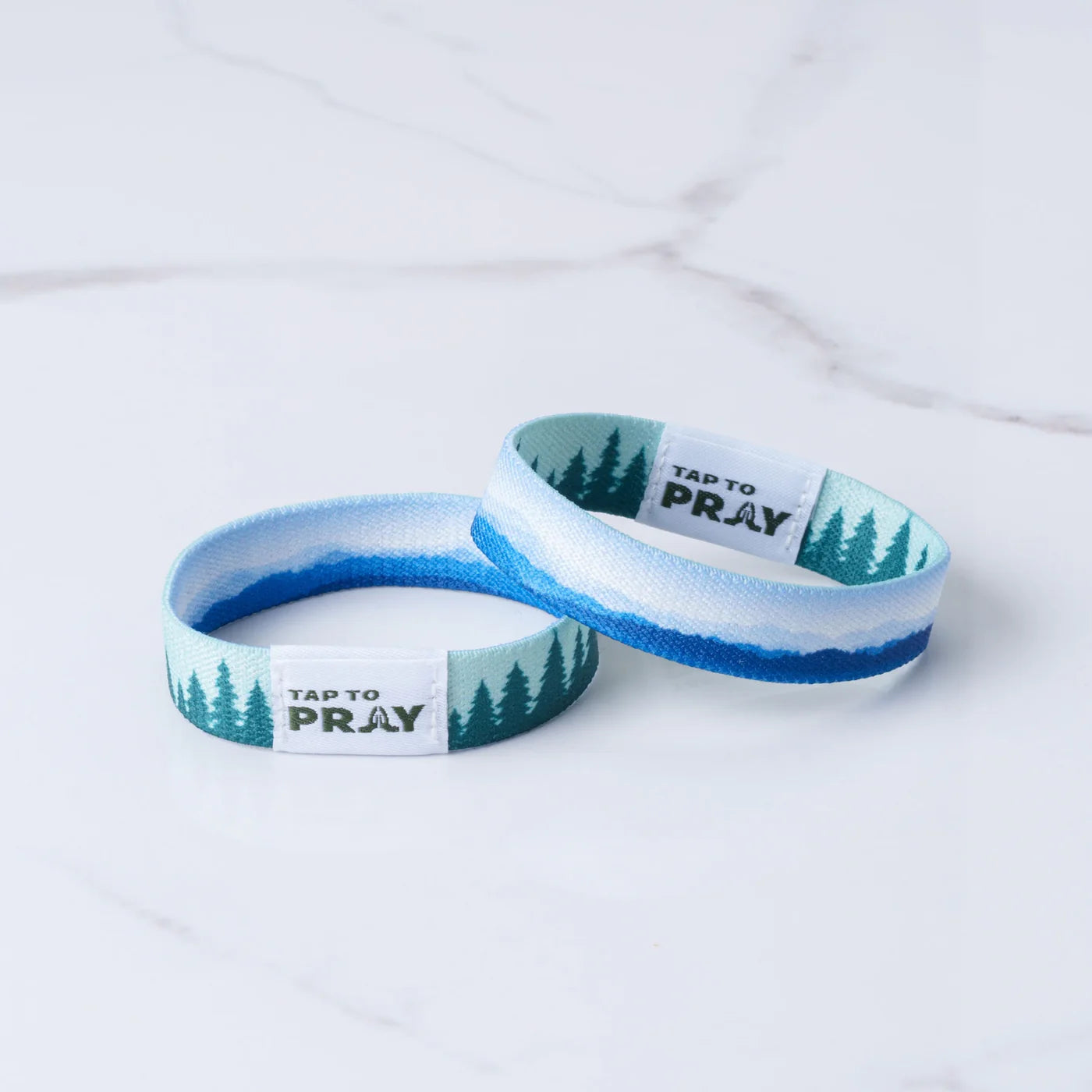 Tap to Pray - Wristband - Mountains & Forests