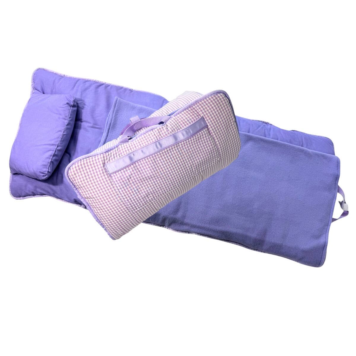 Lilac Gingham Nap Roll