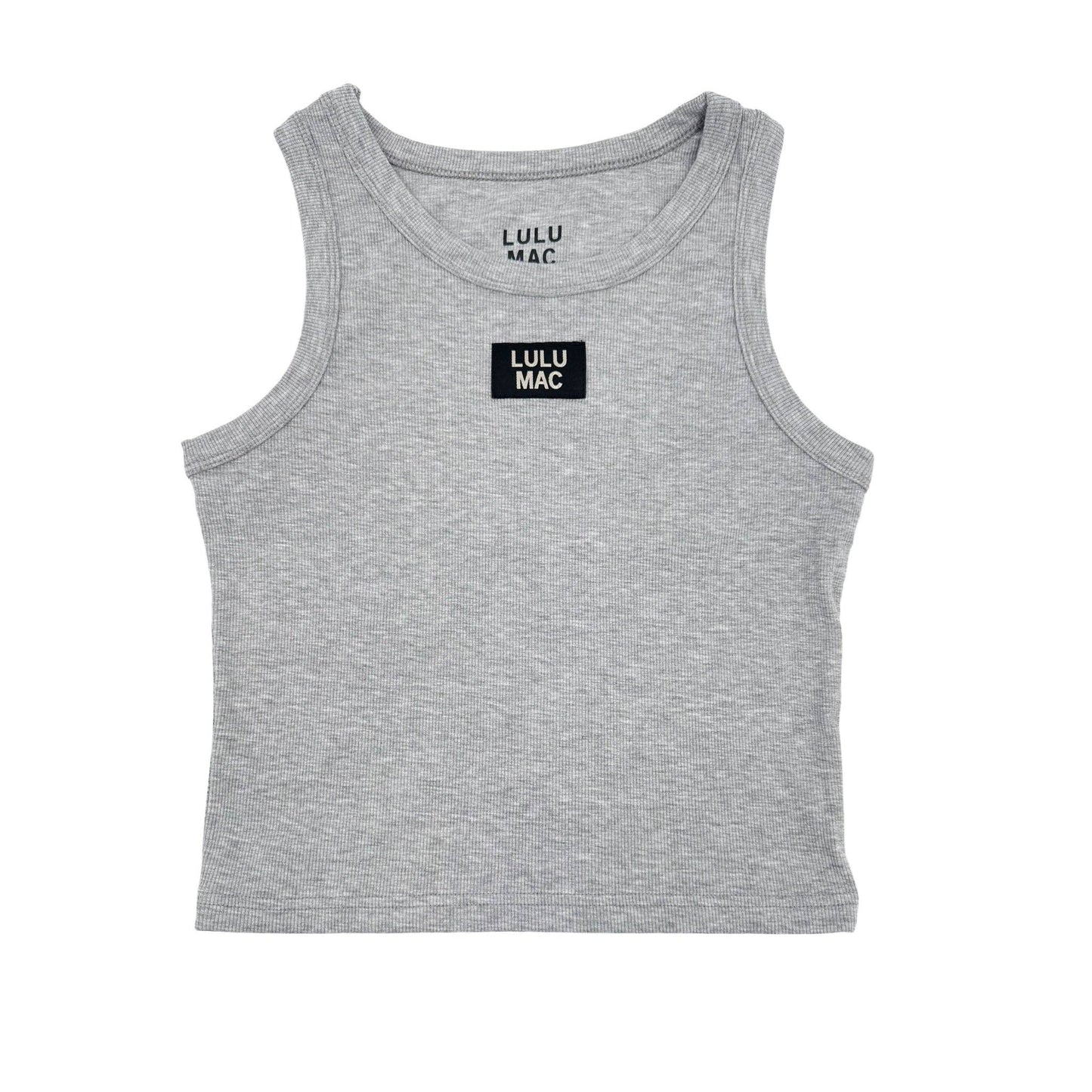 LULU MAC SOLID TANK TOPS: SPORT GREY