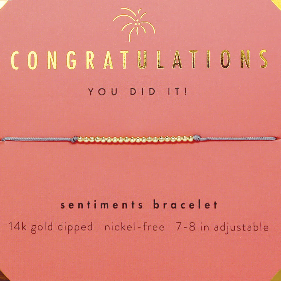 Congratulations Bracelet