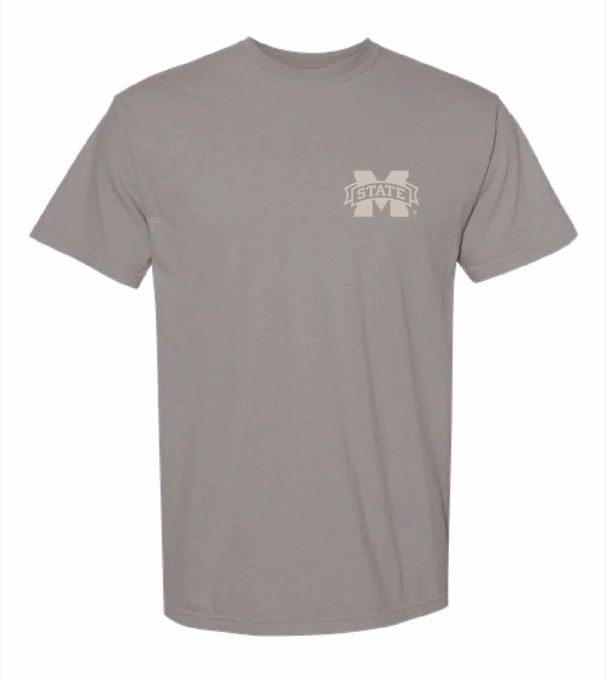 MSU State Camo Tee in Grey