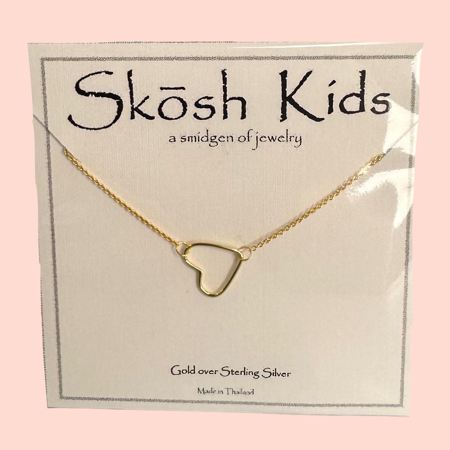 Skosh Kids + Sideways Heart Necklace