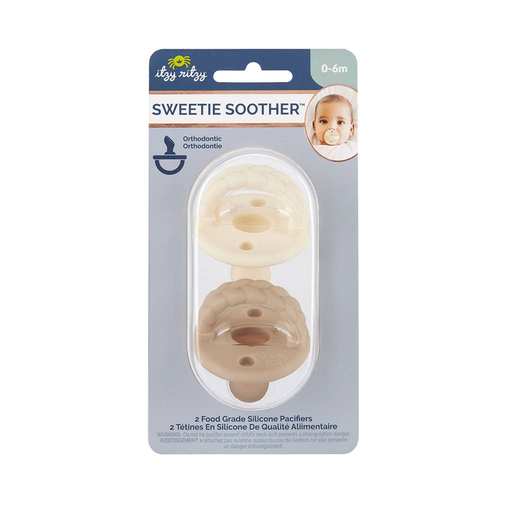 Sweetie Soother Orthodontic Pacifier Sets: Neutral