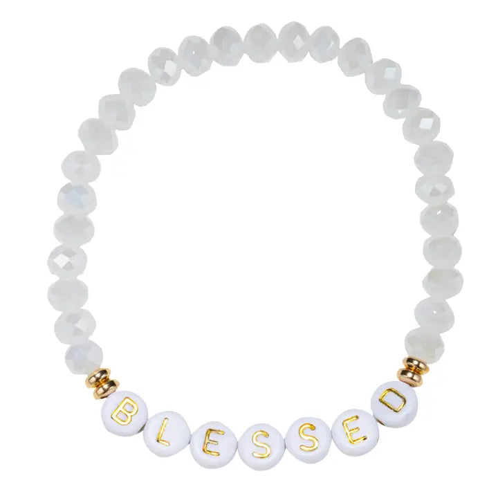 Blessed Beaded Stretch Bracelet