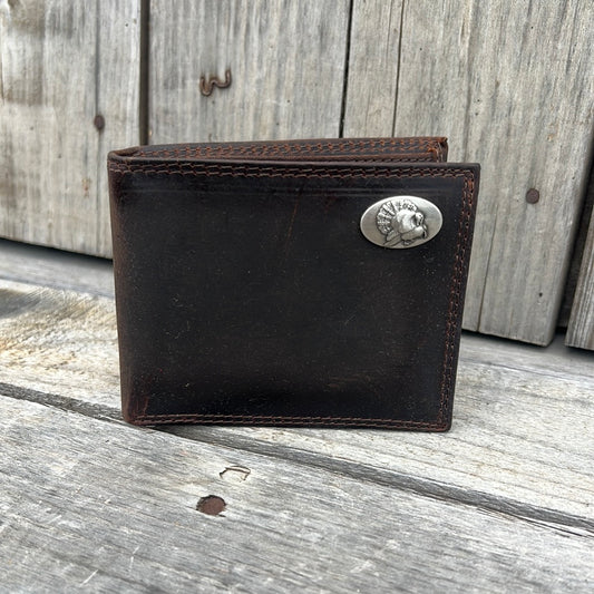Zep-Pro + Crazy Horse Light Brown Passcase Wallet