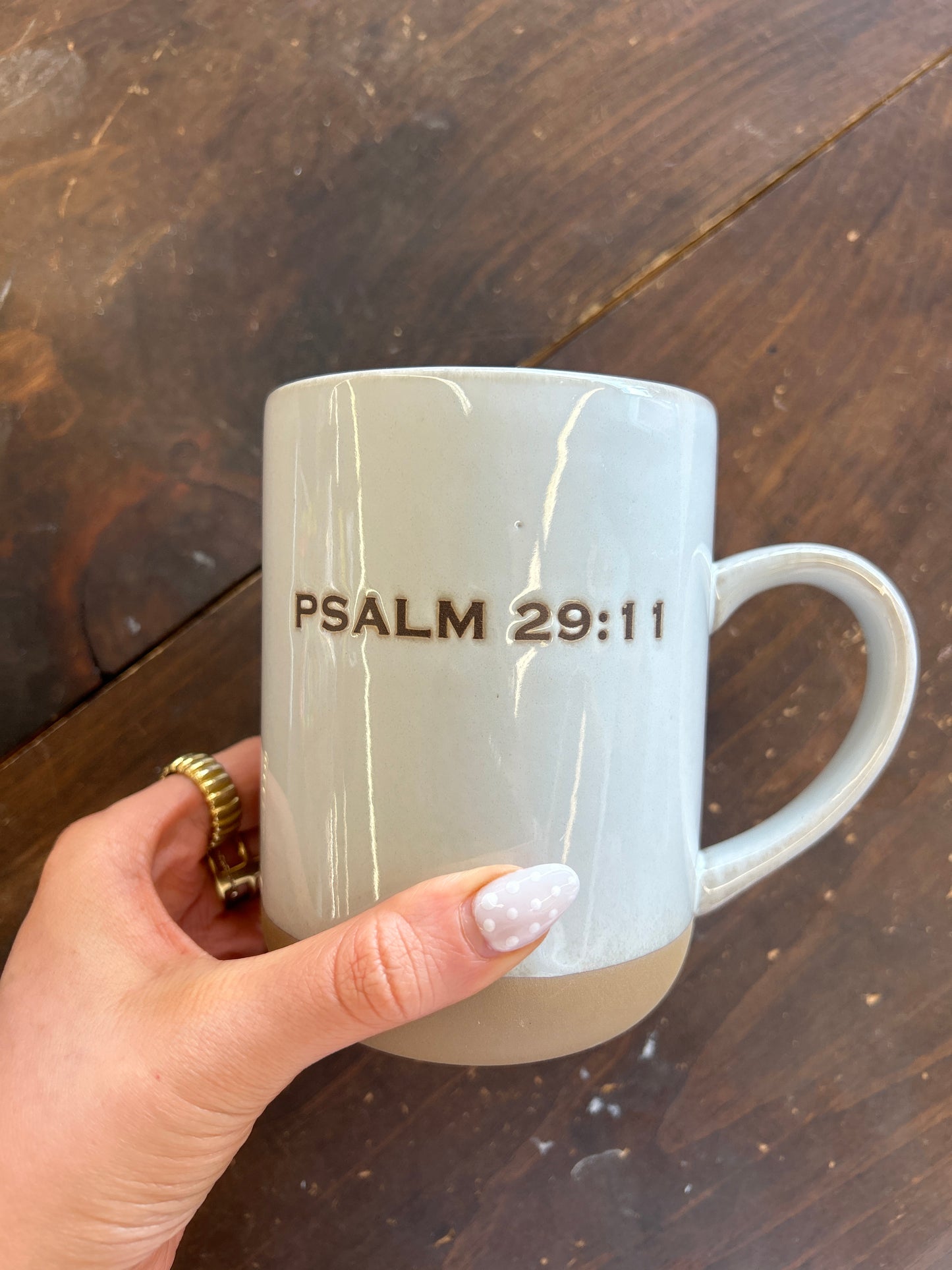 Blessed W/ Strength Pottery Mug
