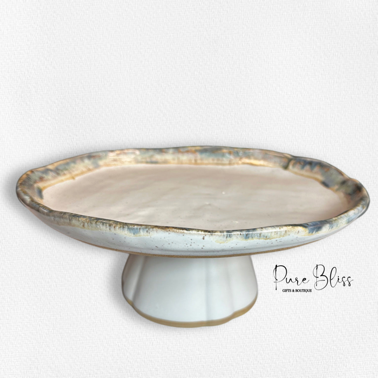 Cake Stand Pottery Magnolia