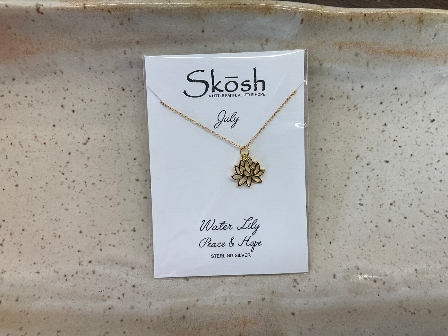 Flower Birth Month Necklaces