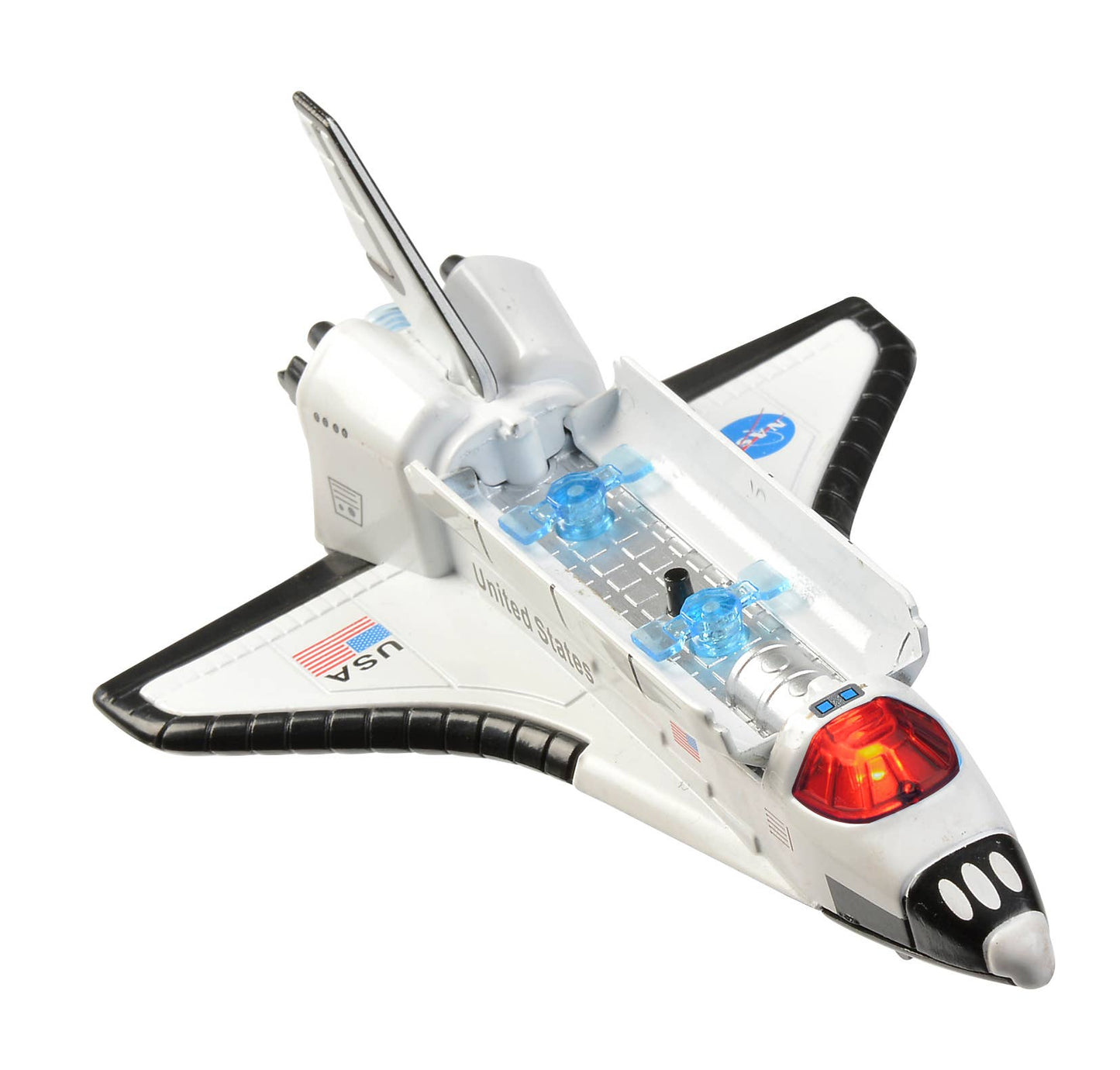 Pull Back Space Shuttle W/Lights & Sound Individual Box