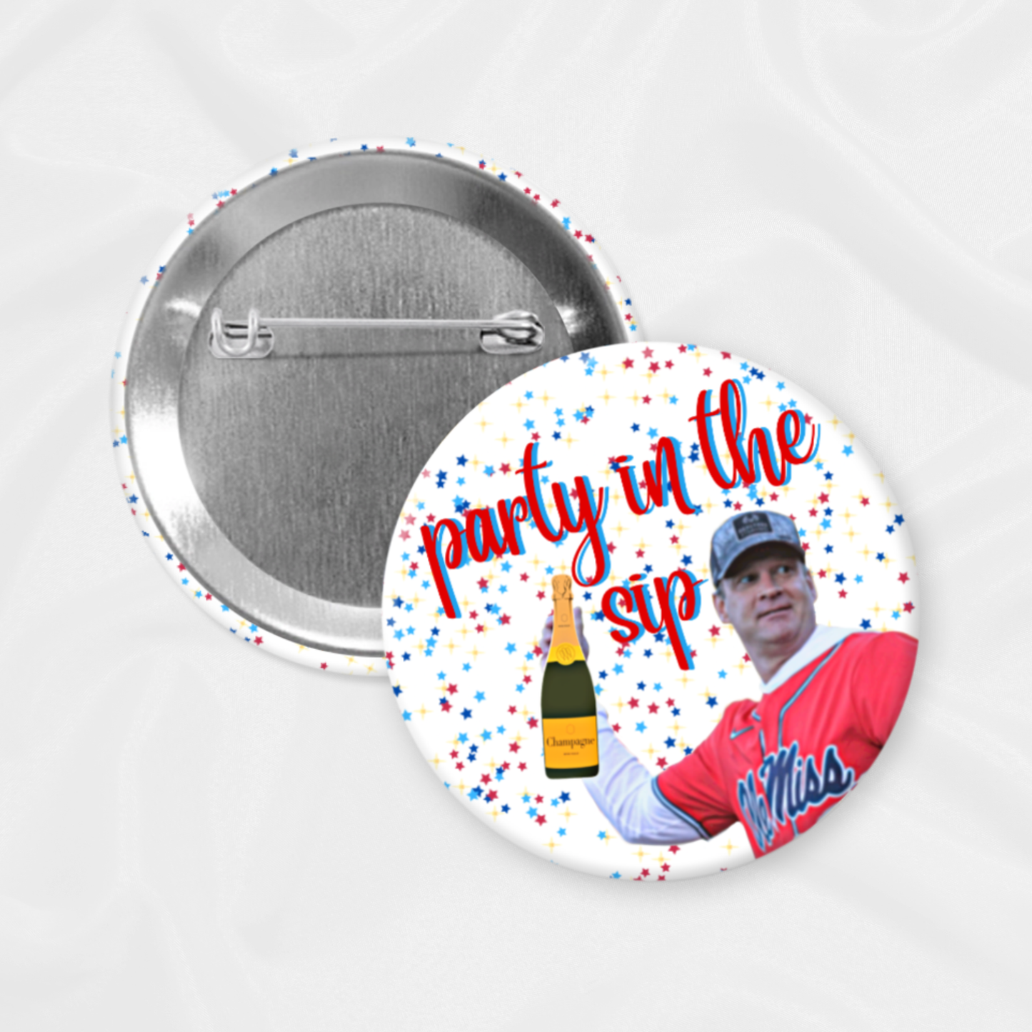 Kiffin Confetti Button