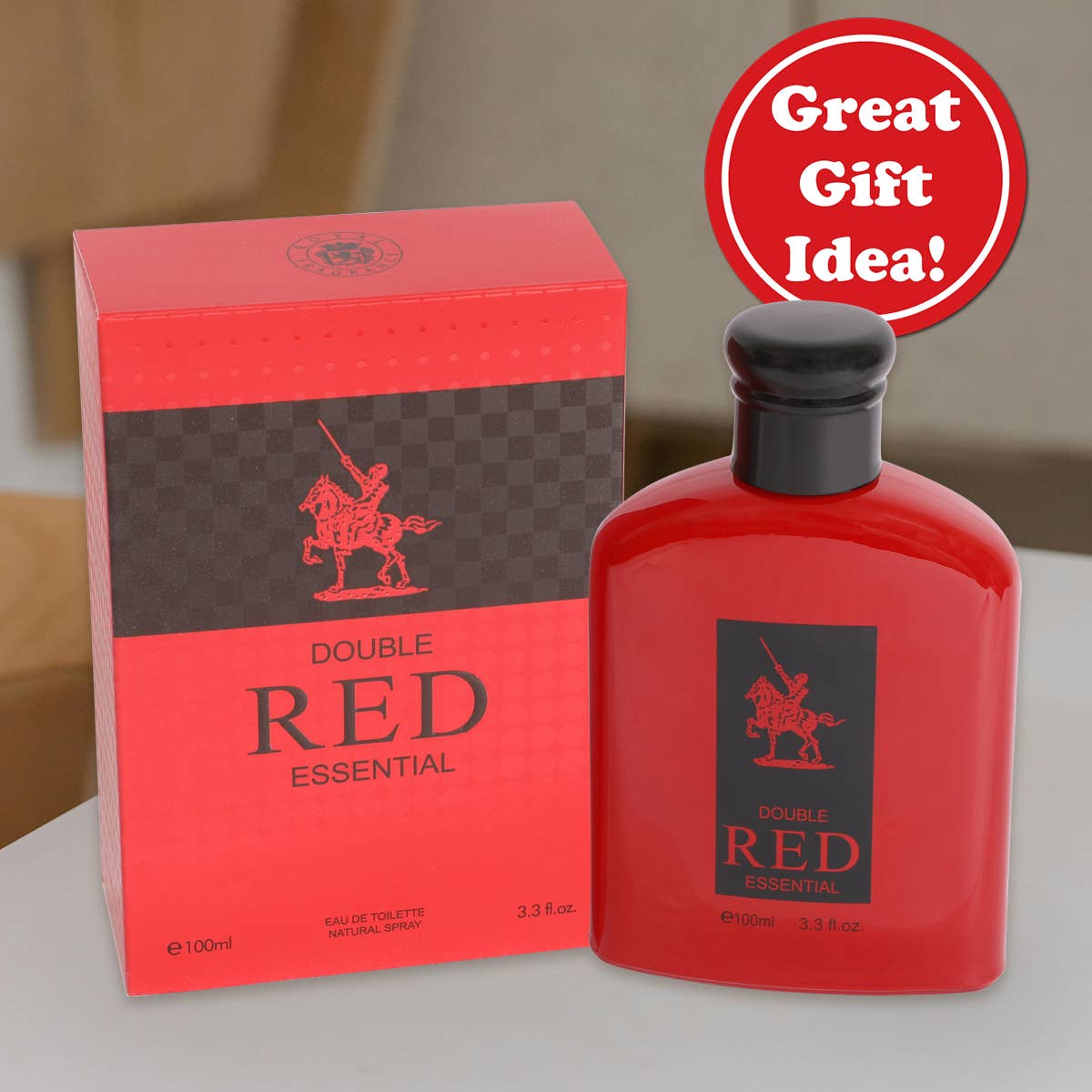 Double Red Essential Natural Spray Cologne for Men: Perfume