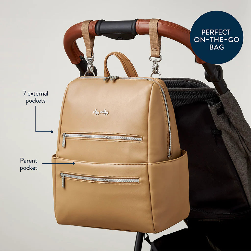 Eras Backpack w/ Changing Pad - Chai Latte