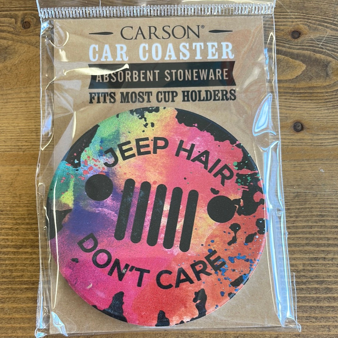 Jeep Hair Car Coaster