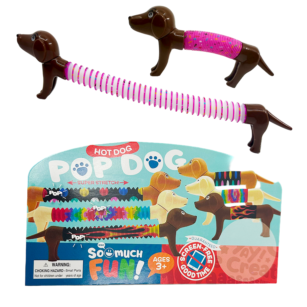 So Much Fun! Bendy Fidget Tube Dog Assortment