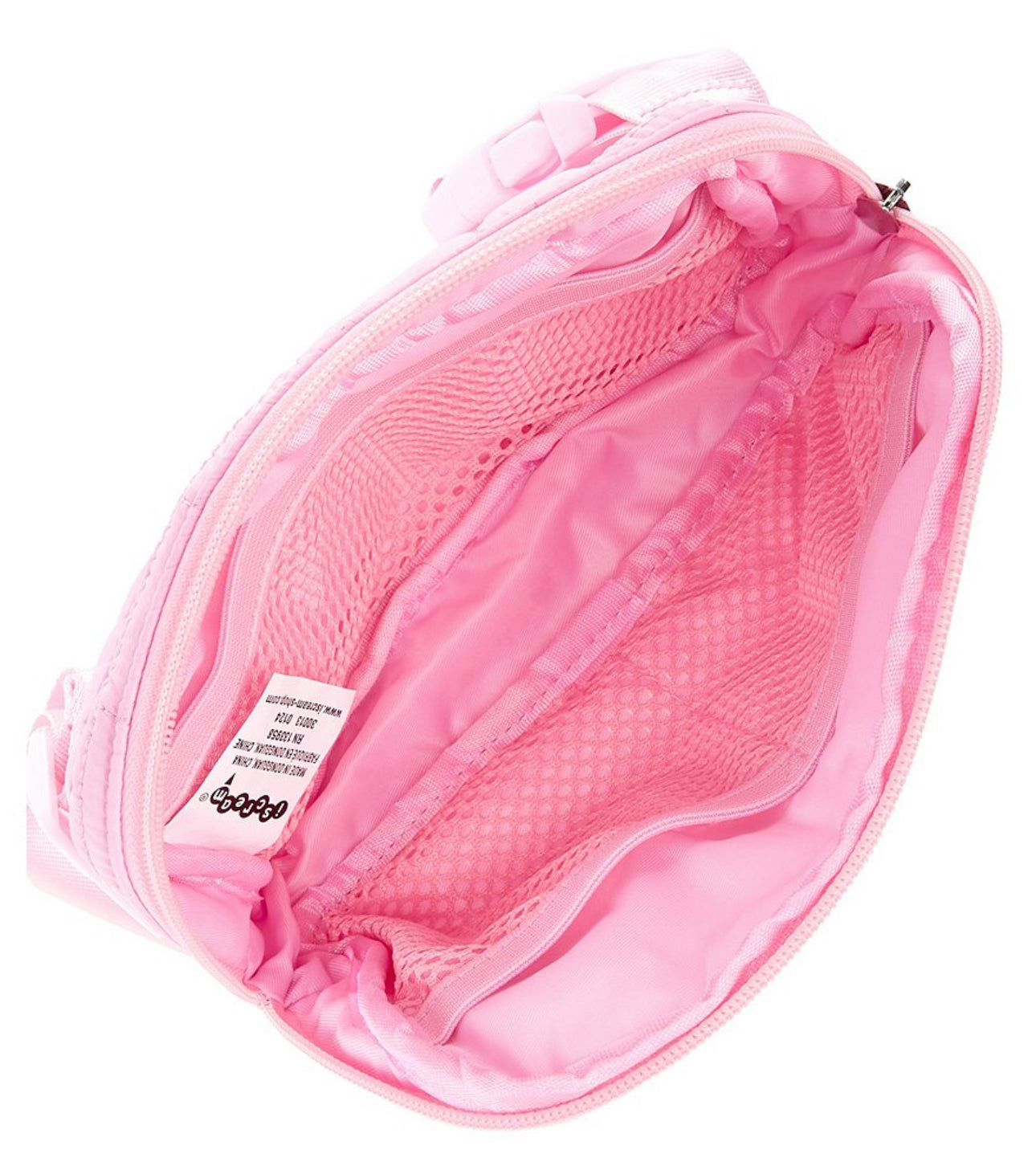 Pink Quilted Belt Bag