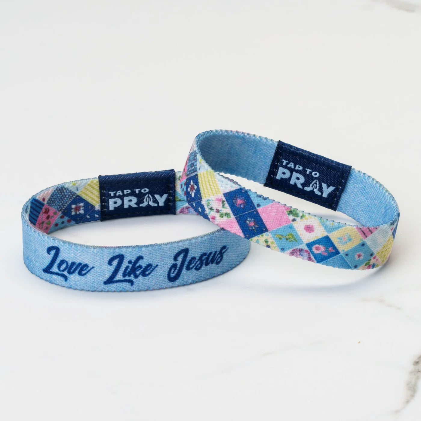 Tap to Pray - Wristband Patchwork - Love Like Jesus