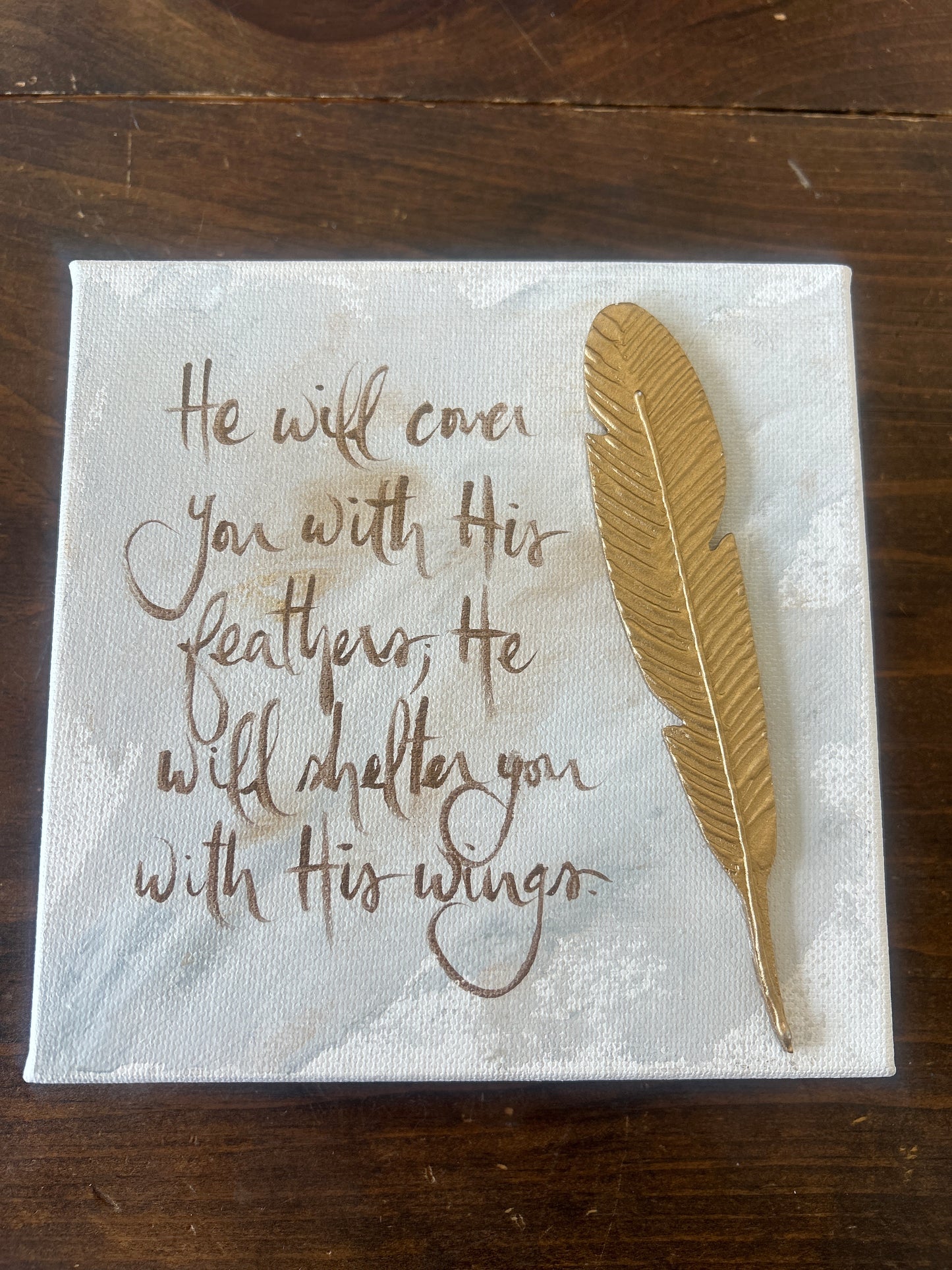 Shelter You w/ His Wings Canvas