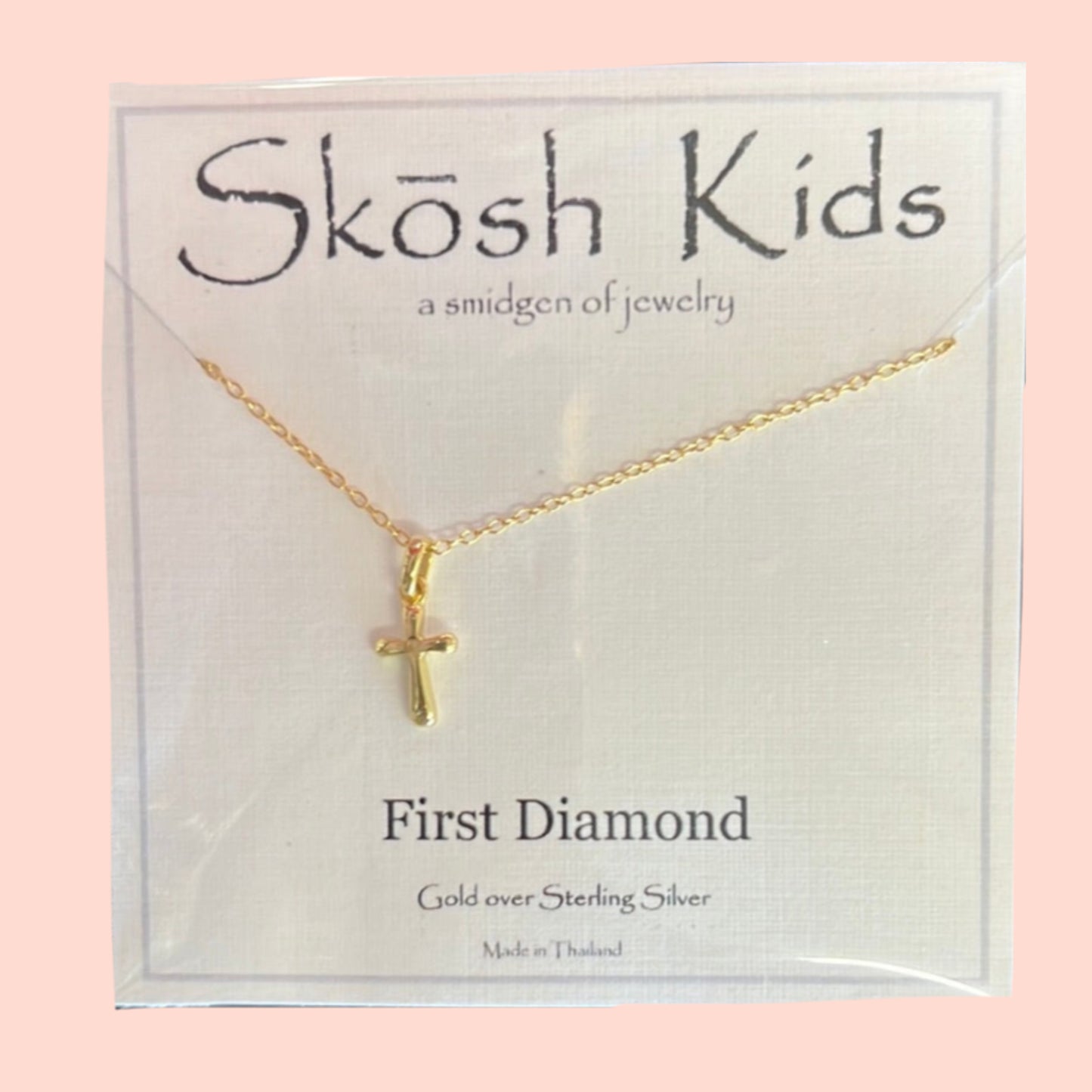 Skosh Kids + First Diamond Necklace
