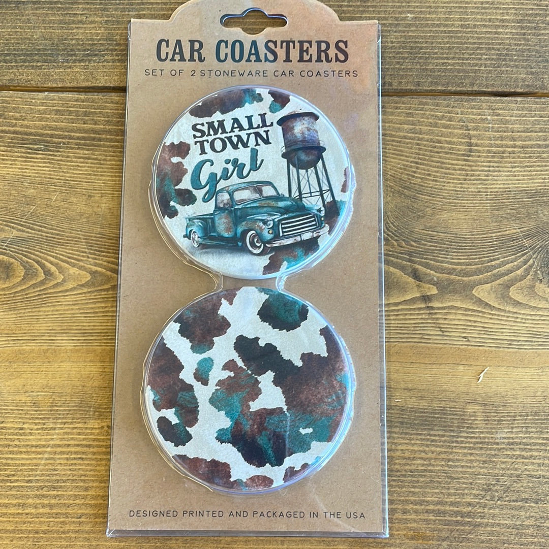 Small Town Car Coaster Set