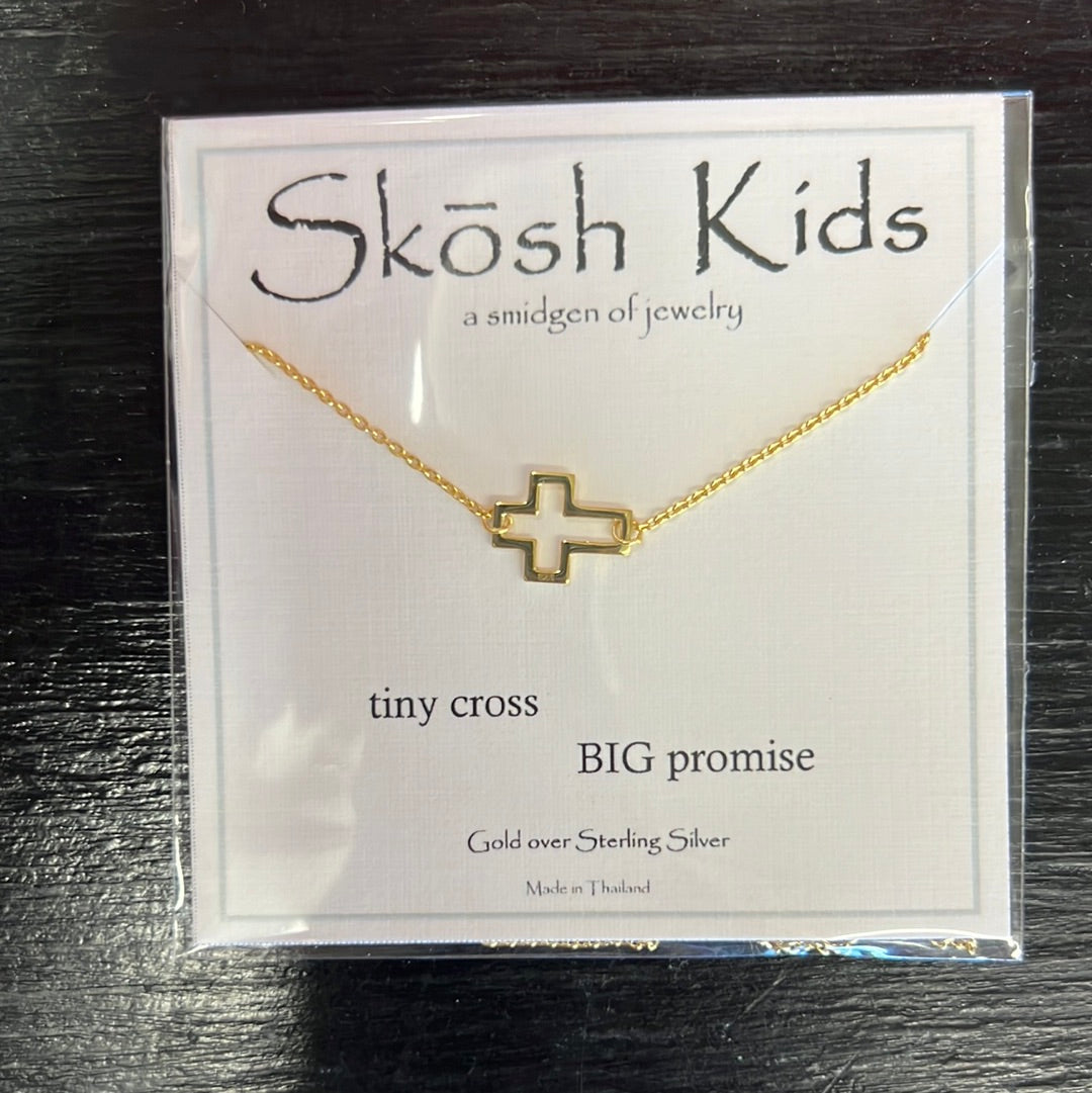 Skosh Kids + Cross Cutout Necklace