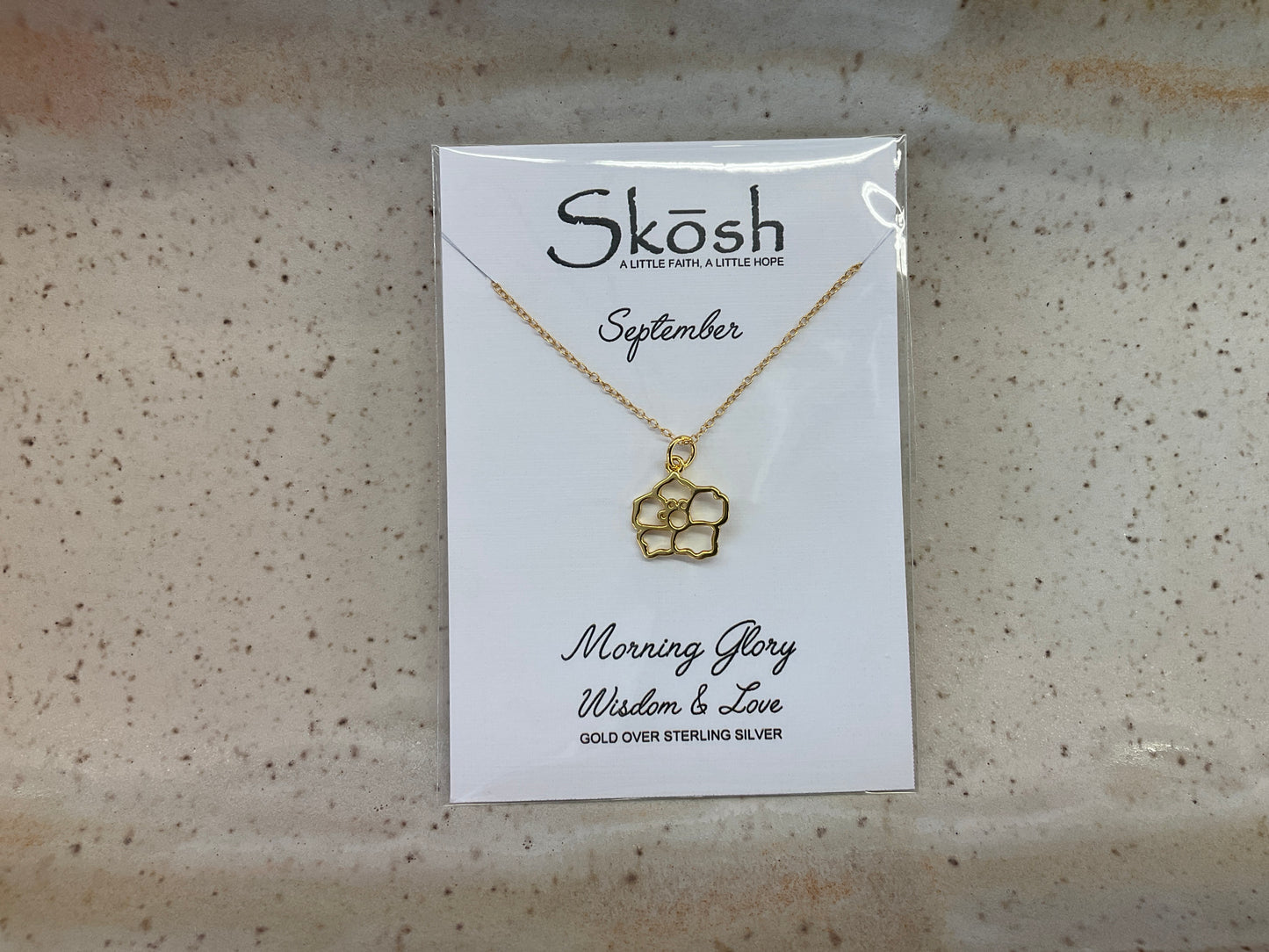 Flower Birth Month Necklaces