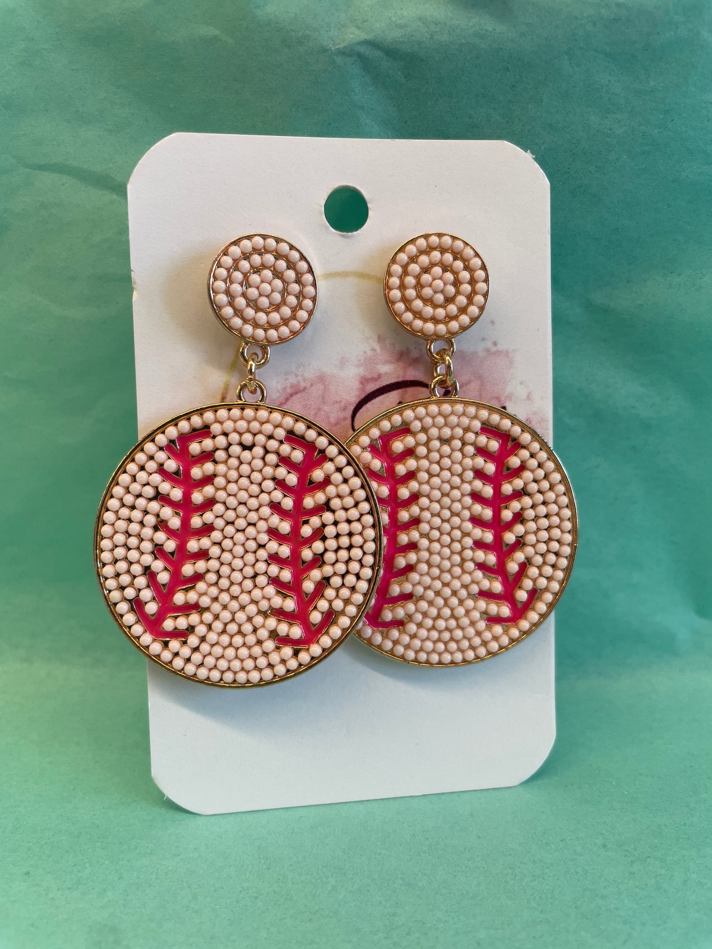 Softball Earrings