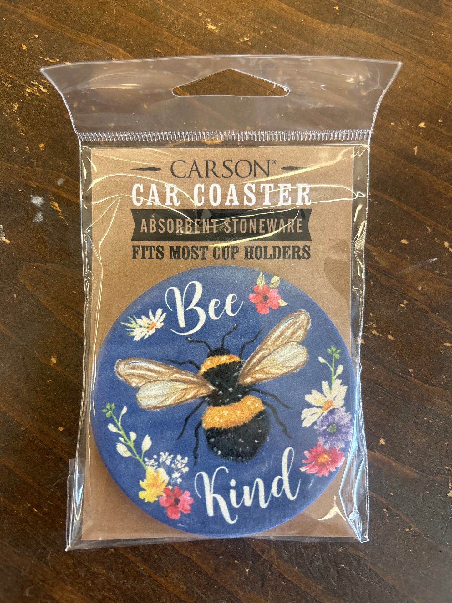 Bee Kind - Car Coaster