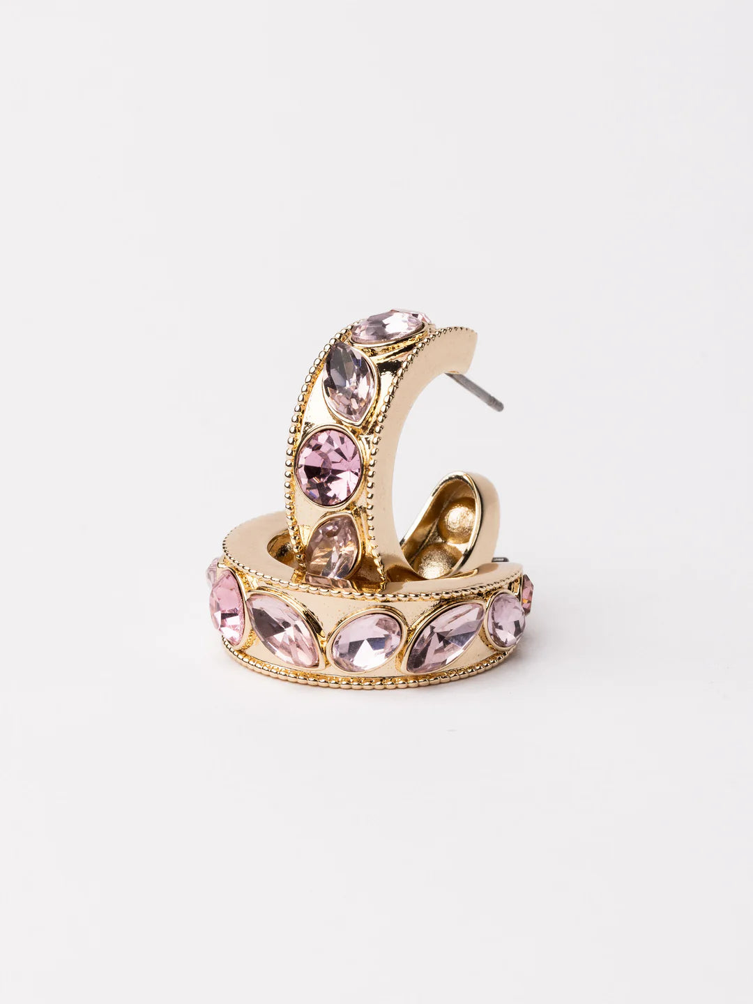 Baby Pink Small Hoop