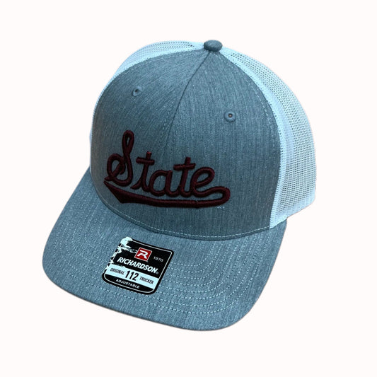 MSU State Script Puff Cap